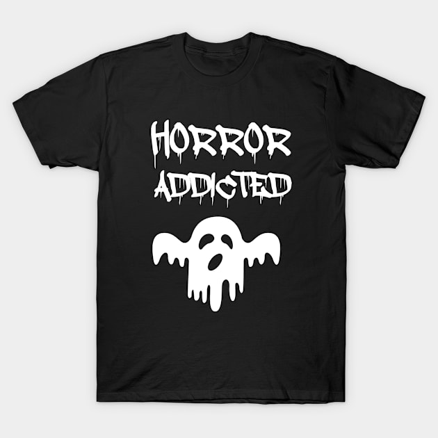 HORROR ADDICTED / HALLOWEEN COSTUME T-Shirt by T-shirtlifestyle